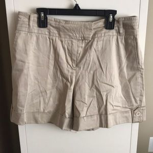 White House Black Market Khaki Shorts